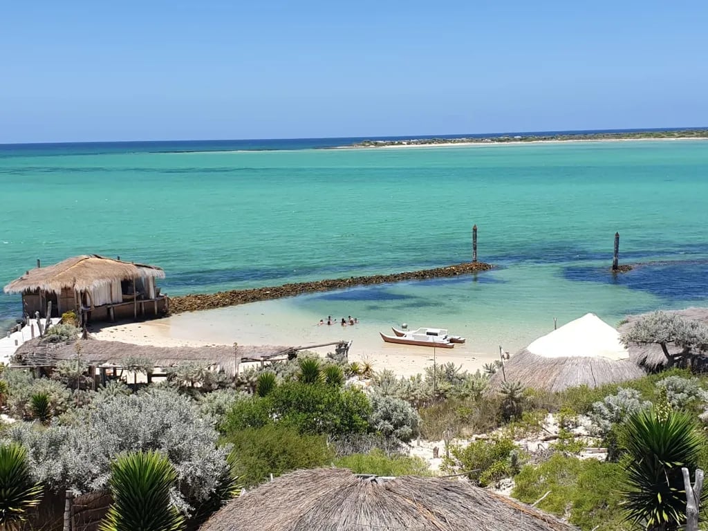 Anakao, Madagascar travel destination - scenic view of Whale Shark Encounters in the Mozambique Channel during ideal visiting season