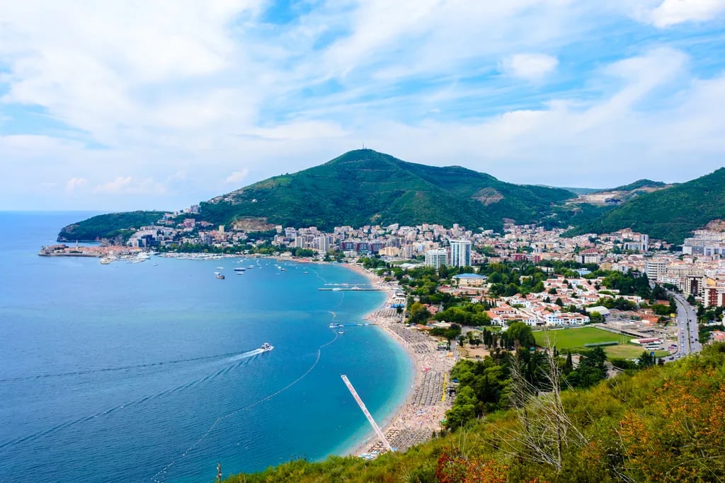 Budva, Montenegro travel destination - scenic view of Wander the Ancient Walls of Stari Grad during ideal visiting season