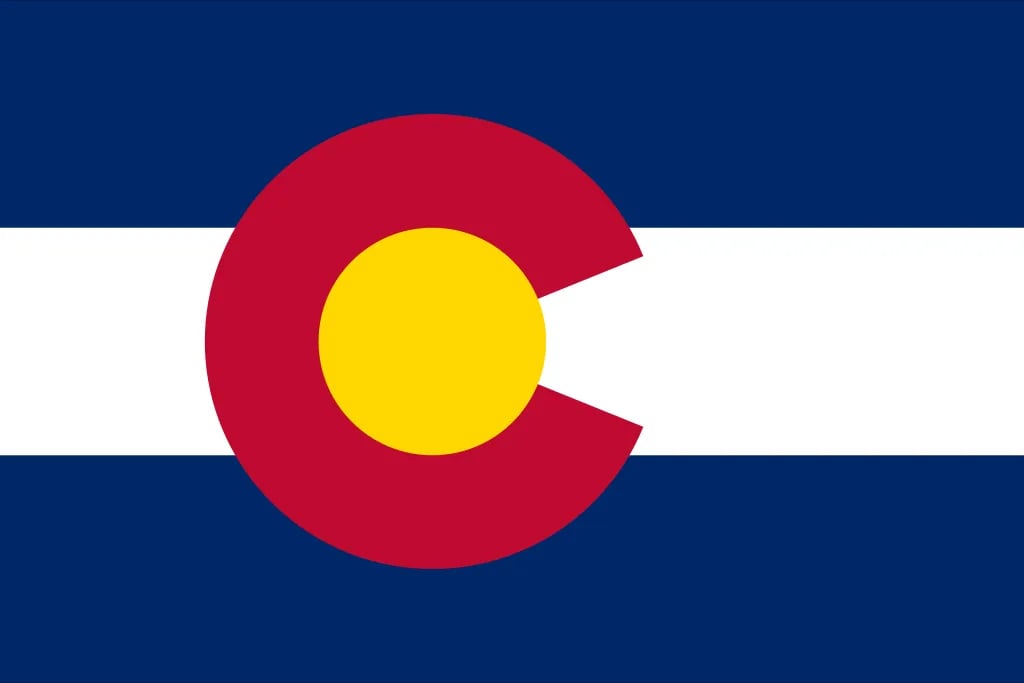 Colorado, USA travel destination - scenic view of Sunrise Hot Air Balloon over the Rockies during ideal visiting season