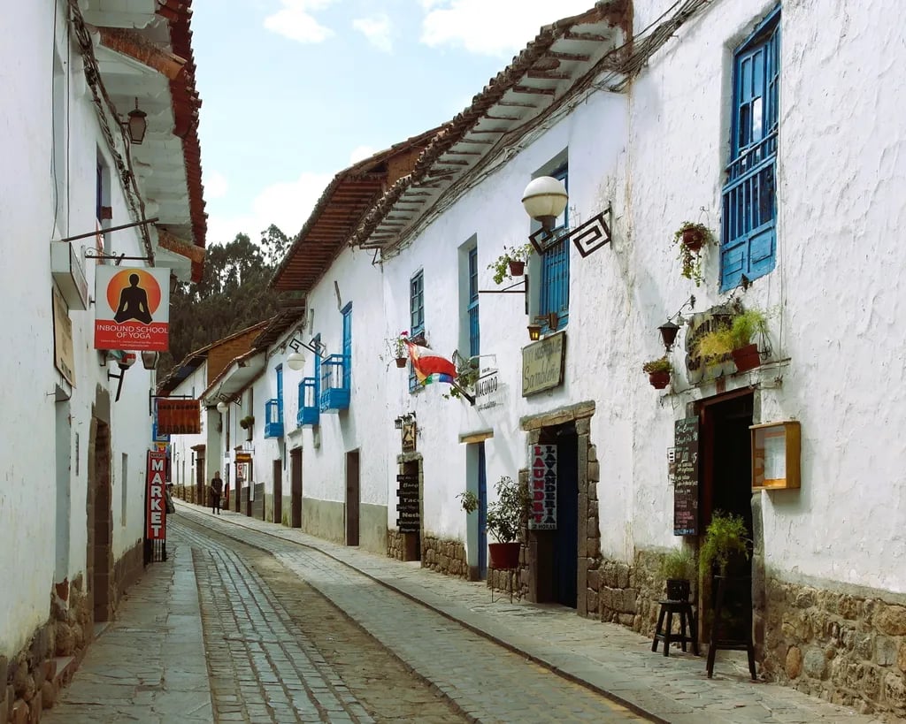 Cusco, Peru travel destination - scenic view of Sunrise Over Machu Picchu's Citadel during ideal visiting season