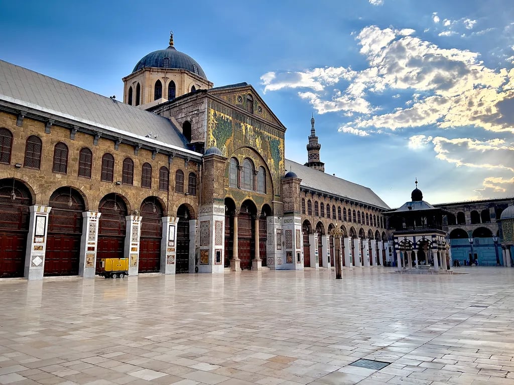 Damascus, Syria travel destination - scenic view of Wander Through the Souk al-Hamidiyah during ideal visiting season