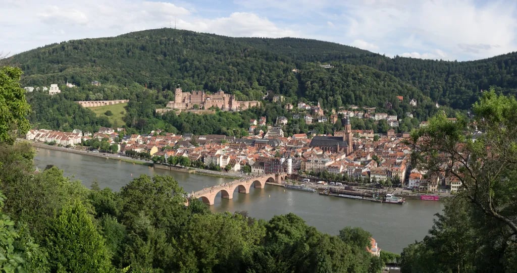Heidelberg, Germany travel destination - scenic view of Sunrise Stroll Through Heidelberg Castle Gardens during ideal visiting season