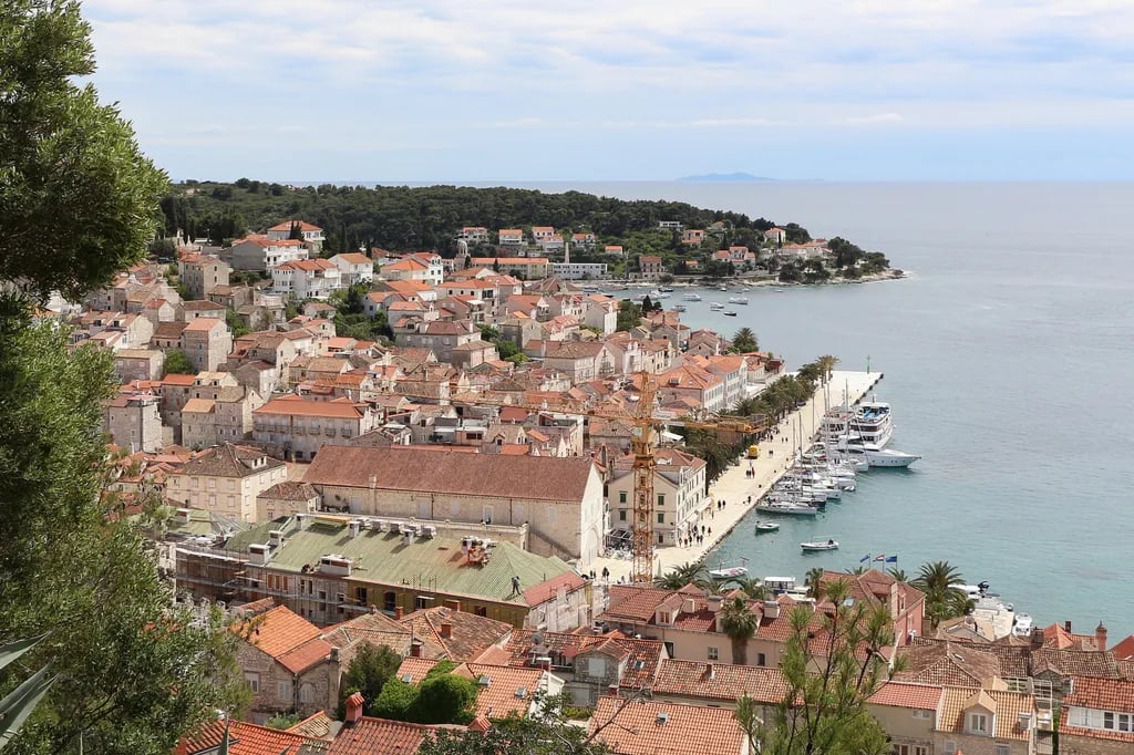 Hvar, Croatia travel destination - scenic view of Sunrise Kayak to the Pakleni Islands during ideal visiting season