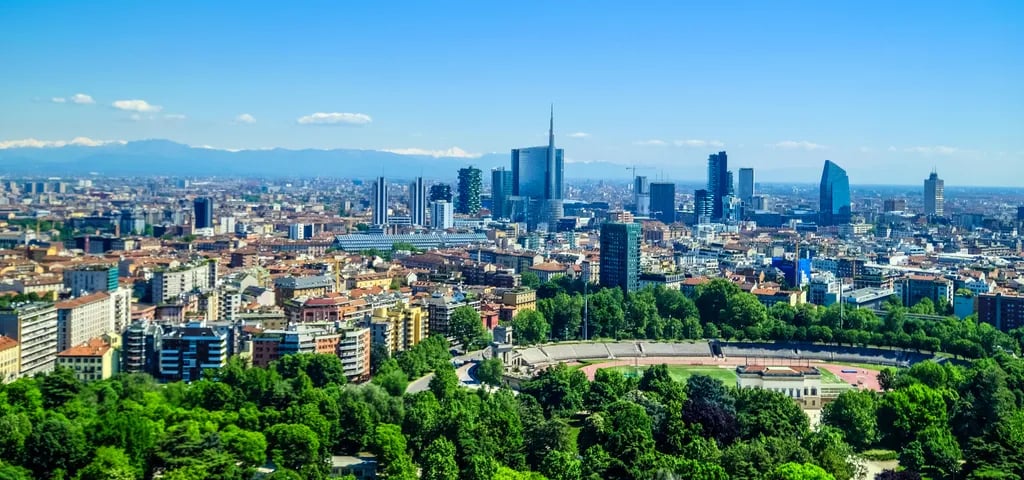 Milan, Italy travel destination - scenic view of Duomo Rooftop Sunrise Stroll during ideal visiting season