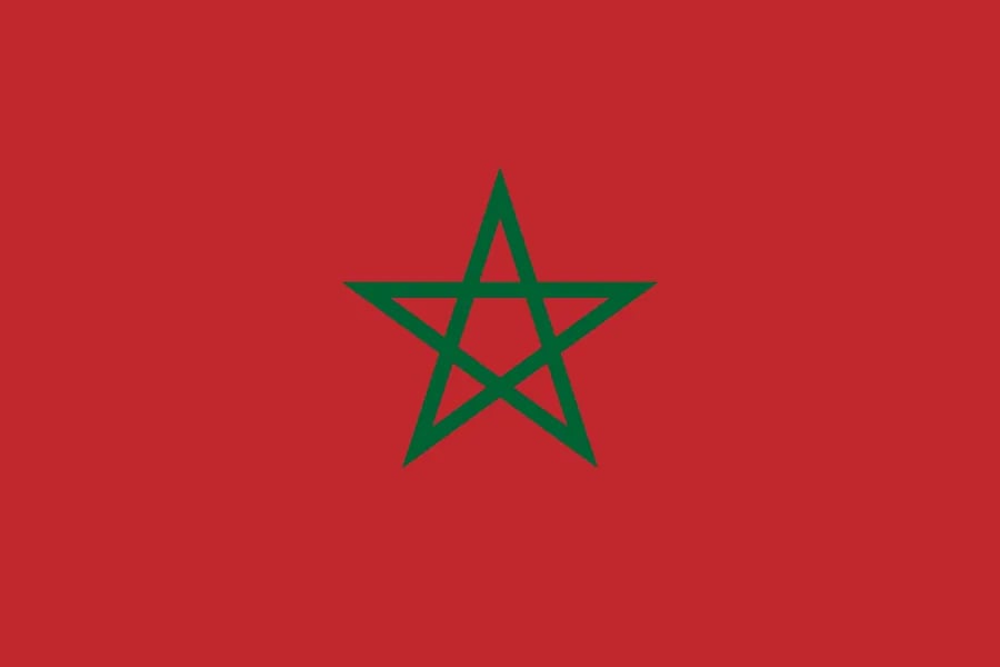 Morocco travel destination - scenic view of Sunrise Hot Air Balloon over Marrakech during ideal visiting season