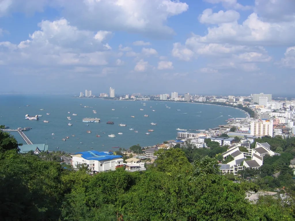 Pattaya, Thailand travel destination - scenic view of Sanctuary of Truth: A Wooden Wonderland during ideal visiting season