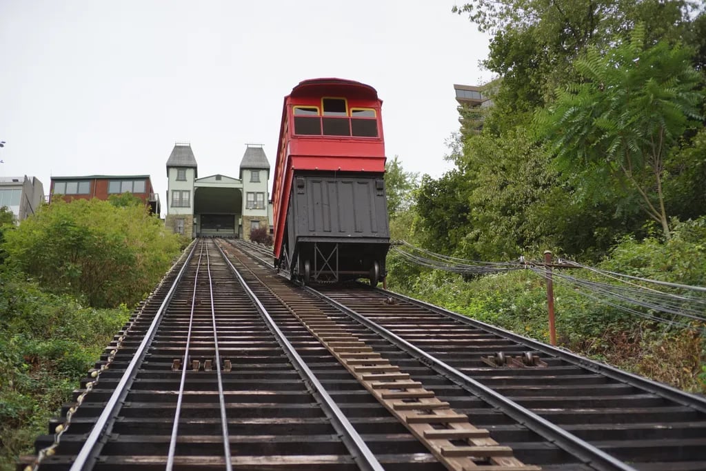 Pittsburgh, Pennsylvania, USA travel destination - scenic view of Ascend the Duquesne Incline for Golden Hour Views during ideal visiting season
