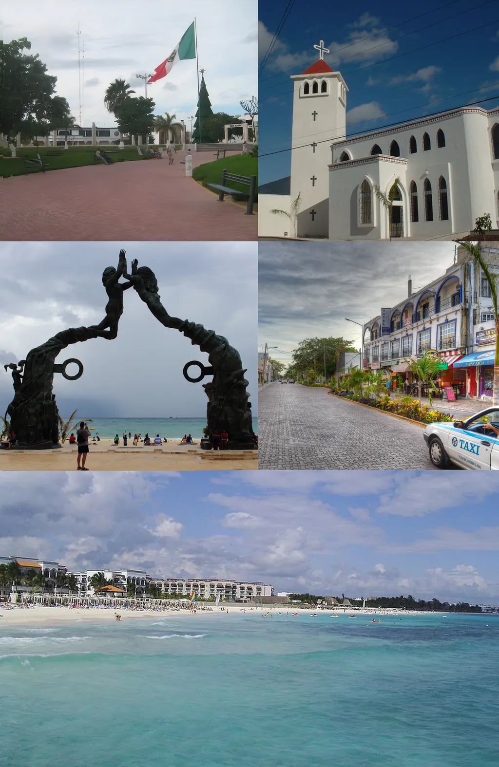 Playa del Carmen, Mexico travel destination - scenic view of Sunrise Stroll on Mamita's Beach during ideal visiting season