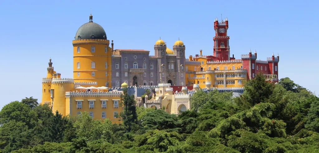 Background image of Sintra, Portugal