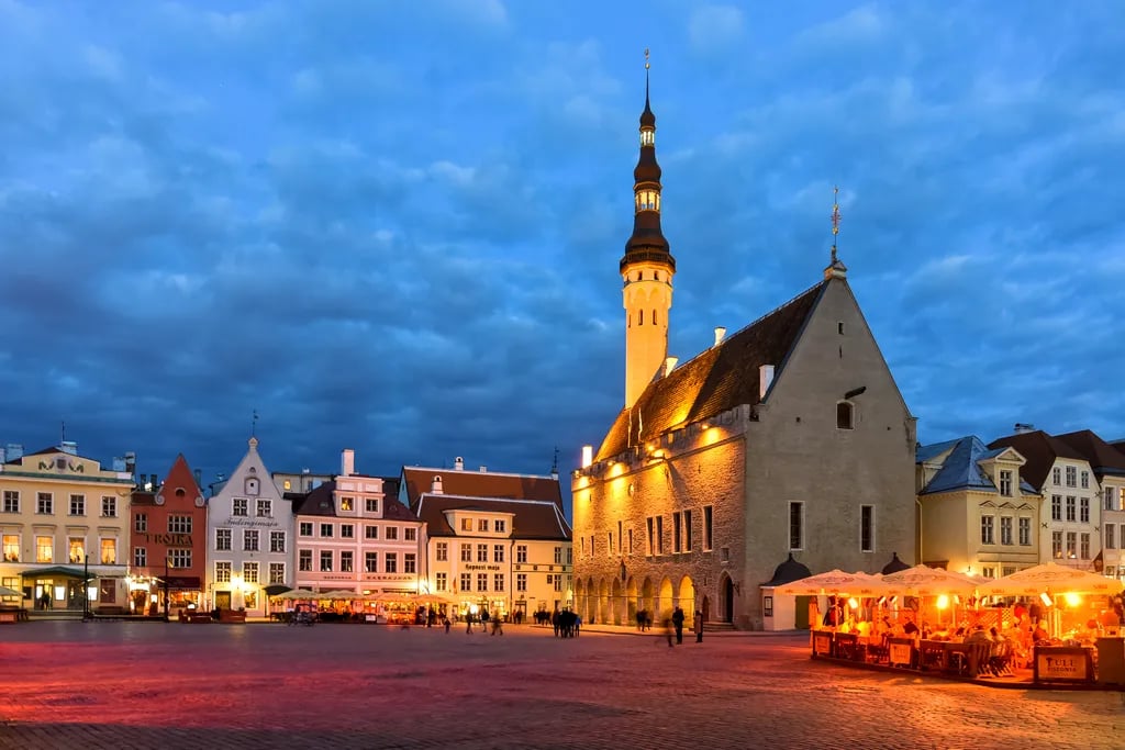Tallinn, Estonia travel destination - scenic view of Wander the Whispering Walls of Vanalinn during ideal visiting season