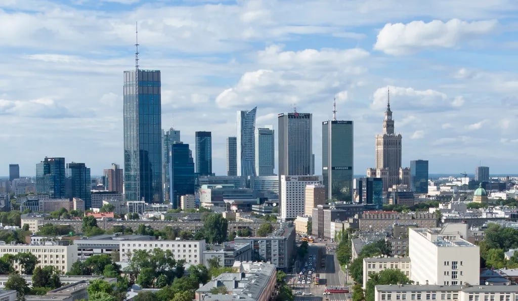 Warsaw, Poland travel destination - scenic view of Wander the Royal Route at Dawn during ideal visiting season