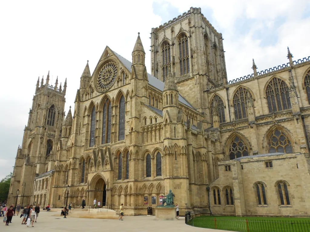 York, England, United Kingdom travel destination - scenic view of Wander the Shambles at Dawn during ideal visiting season